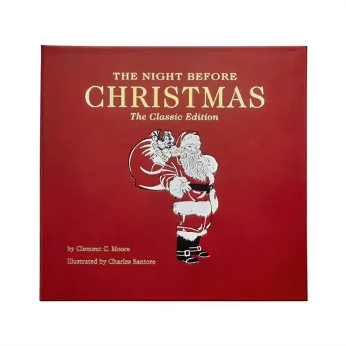 The Night Before Christmas in Bonded Leather | Over The Moon