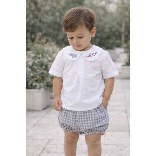 Little Elephant Peter Pan Top or Set