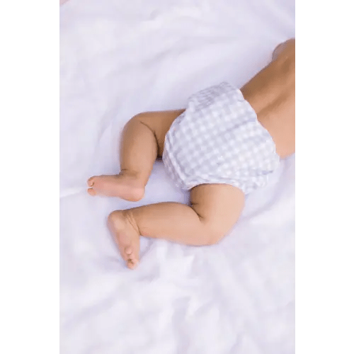 Oasis Blue Gingham Diaper Bloomer Cover | Over The Moon
