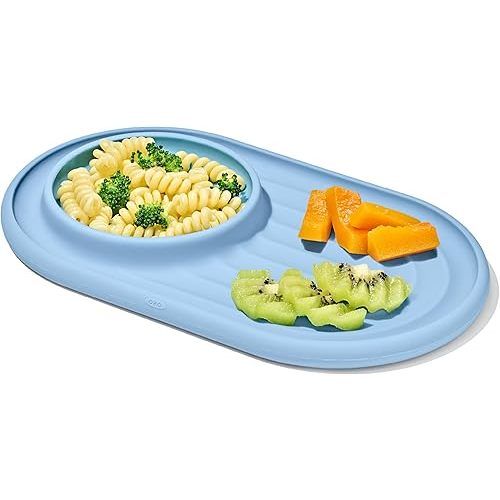 OXO Tot Textured Suction Plate – Dusk