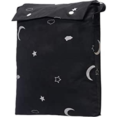 Amazon.com: Amazon Basics Portable Travel Window Blackout Curtain Shades with Suction Cups-Black, 1-Pack, 78 by 50 inches - 1 Pack, Moon and Stars : Baby