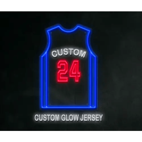 LED Jersey Sign - Custom Glow Jersey