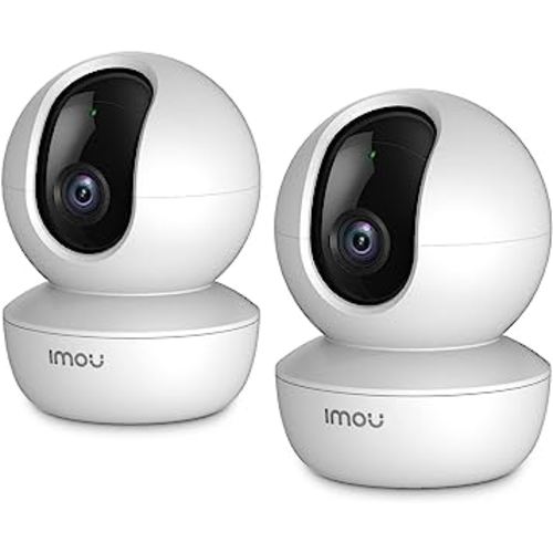 Imou Home Security Camera 2 Pack 1080P Baby Monitor with Night Vision, 2-Way Audio, Human Detection, Sound Detection, WiFi Indoor Camera Dog Cam