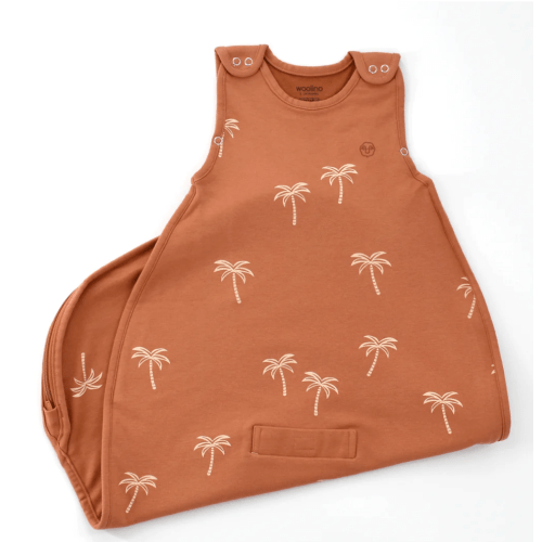 4 Season® Ultimate Baby Sleep Bag, Merino Wool & Organic Cotton, Palms