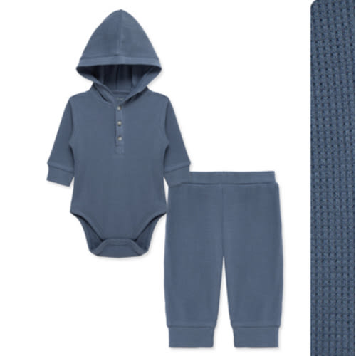 Dark Blue Bodysuit & Pant Set