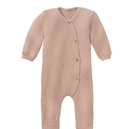 Disana Knitted Overall – 100% Organic Merino Wool Baby Suit, 0–12 Months (GOTS, Made in Germany)