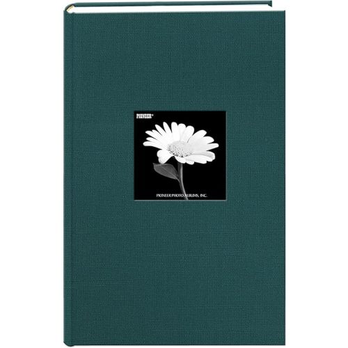 Fabric Frame Cover Photo Album 300 Pockets Hold 4x6 Photos, Majestic Teal