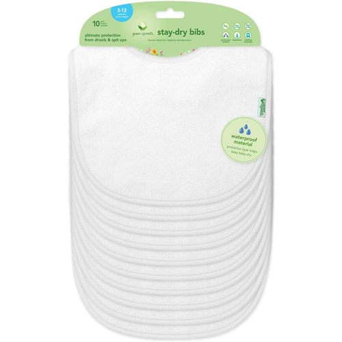 Waterproof Everyday Bibs (10 pack) by green sprouts