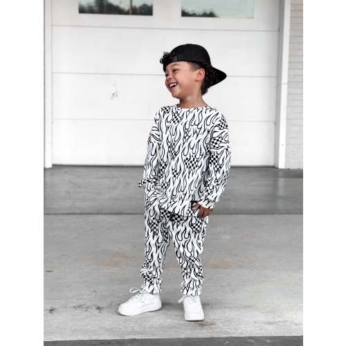 Organic Ribbed Set in Full Throttle