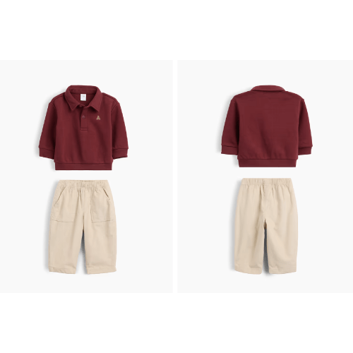 Baby VintageSoft Polo Outfit Set
