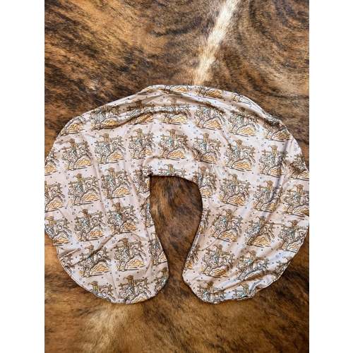 Bull boppy pillow cover