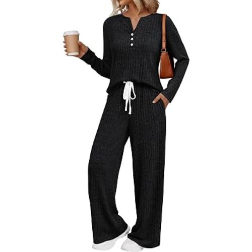 LILLUSORY Women's 2 Piece Matching Lounge Sets 2026 Trendy Fall Outfits
