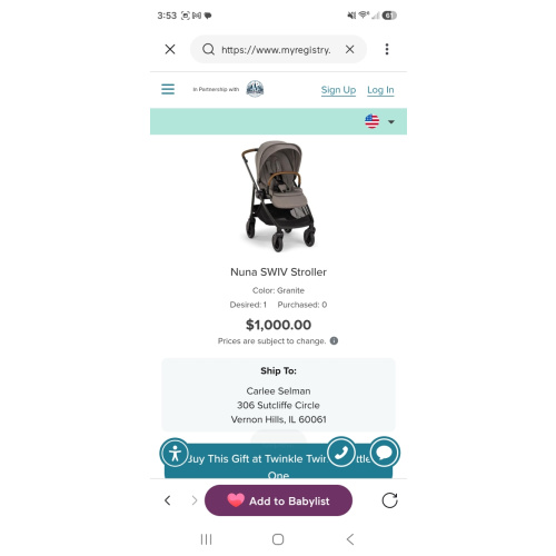 Nuna SWIV Stroller