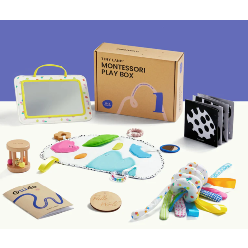 Tiny Land® Montessori Toys for Newborns (0–3 Months)