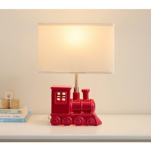Train Cutout 3-Way Table Lamp (17")