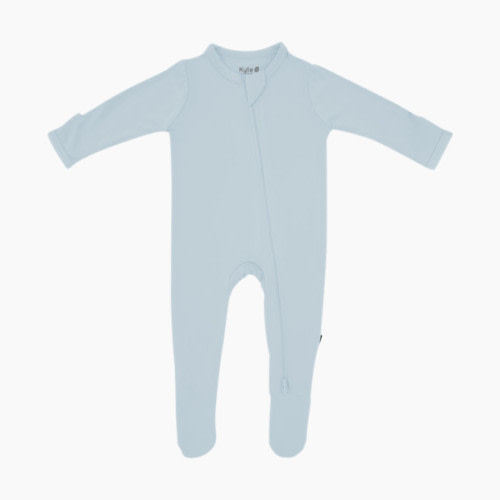 Zipper Footie - Fog