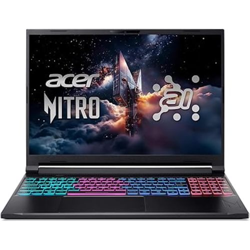 Acer Nitro V 16S AI Gaming Laptop | AMD Ryzen 7 260 Processor | NVIDIA GeForce RTX 5060 Laptop GPU (572 AI Tops) | 16" WUXGA IPS 180Hz Display | 32GB DDR5 | 1TB Gen 4 SSD | Wi-Fi 6 | ANV16S-41-R2AJ