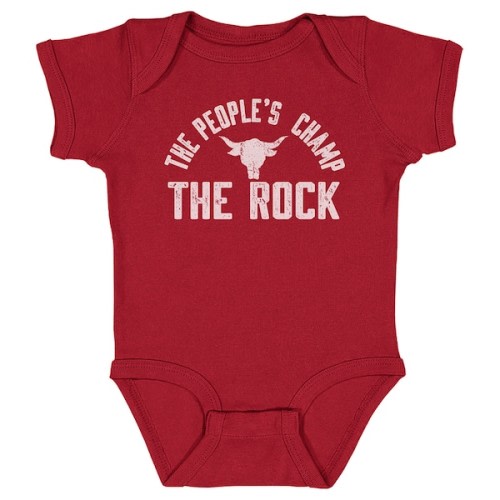 The Rock 500 Level Infant The People's Champ Bodysuit - Red
