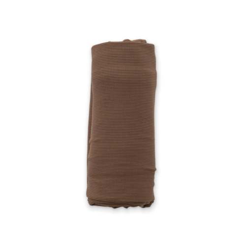 Mocha Brown Bamboo Stretchy Swaddle – Soft & Breathable Newborn Baby Blanket by Ellie Sue