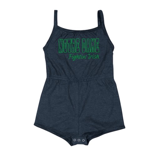 Girls Infant Colosseum Navy Notre Dame Fighting Irish Elemental Tank Romper