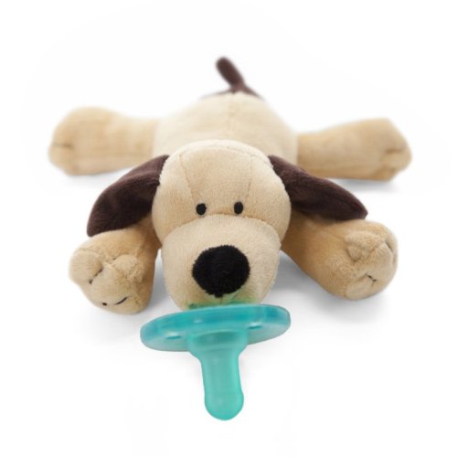WubbaNub Brown Puppy Infant Pacifier