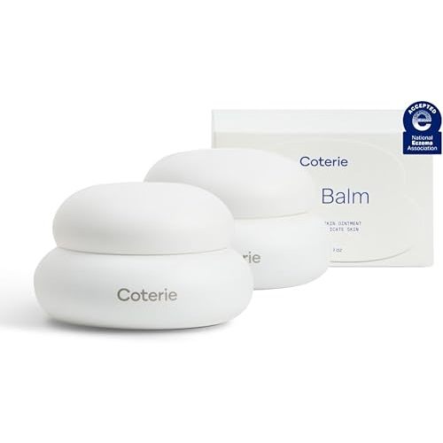 Coterie Bun Balm | 4.59 oz Diaper + Dry Skin Balm | Pack of 2 | Moisturizing Baby Skin Relief Ointment, Fragrance Free, Petrolatum Free, Safe for Sensitive Skin, Hypoallergenic, Eczema Safe