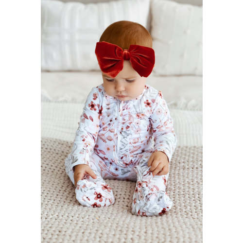 Girl Ruffle Zipper Footies | Best Sellers