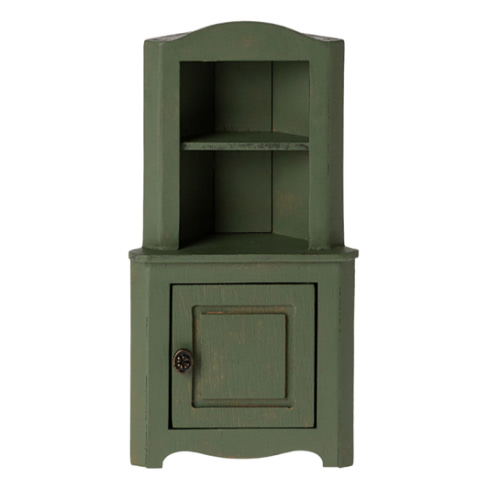 Corner Cabinet, Mouse - Dark Green - Maileg USA