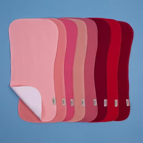 8 pack muslin baby burp cloths soft absorbent unisex newborn - Temu