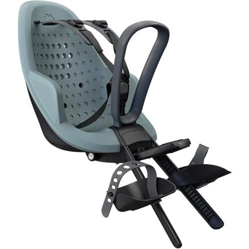 Thule Yepp 2 Mounted Child Bike seat, Adjustable footrests, 5-Point Harness and Easy to Mount Design