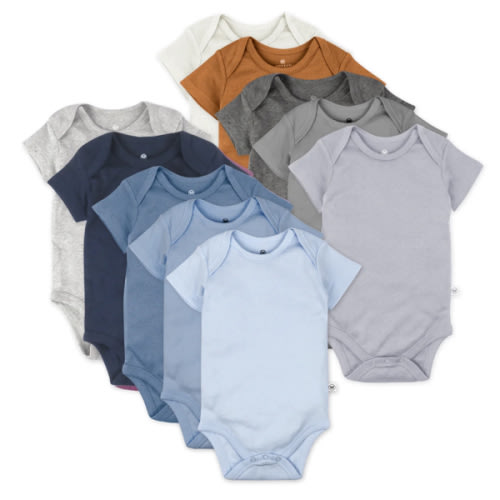 10-Pack Organic Cotton Short Sleeve Bodysuits | Honest Baby Clothing