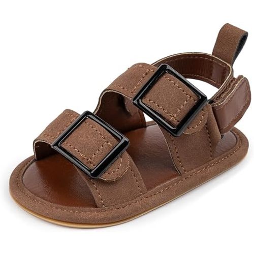 Infant Boys Girls Sandals Breathable Premium Baby Summer Outdoor Casual Beach Shoes Lightweight Toddler Flower Bowknot Anti Slip Rubber Sole Newborn Prewalker First Crib Shoes