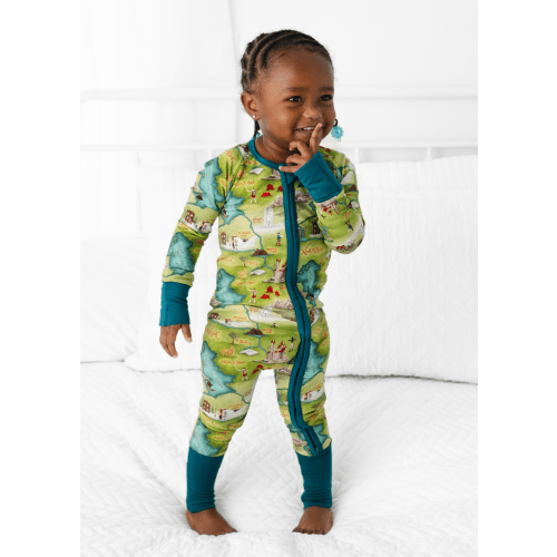 The Chronicles of Narnia® Bamboo Zippered Sleeper – Little Crowns & Capes