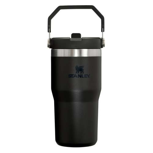 20 oz Stainless Steel Ice Flow Flip Straw Tumbler Black 2.0