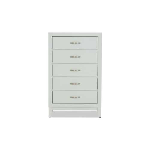 Trinity White 5 Drawer Chest