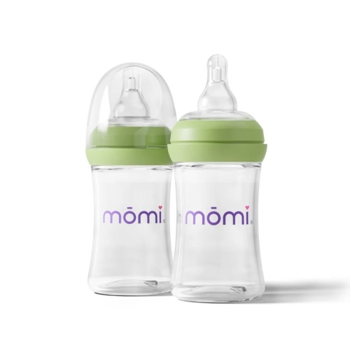 momi vibes breast-like bottle sets - pistachio