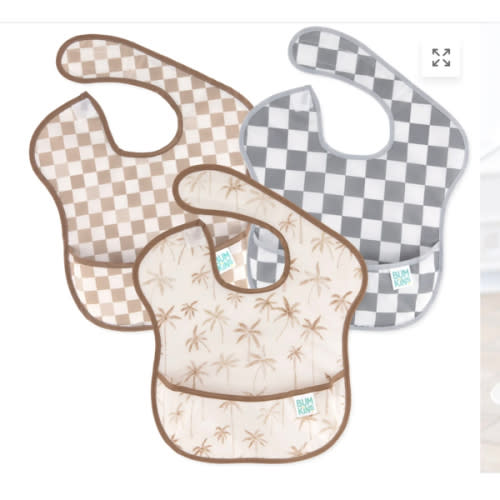 SuperBib® 3 Pack: Palms + Check – Bumkins