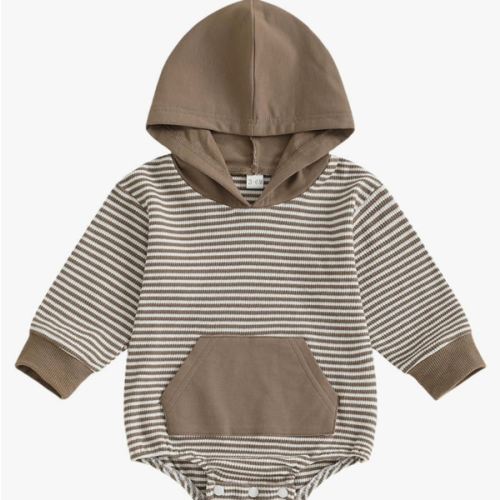 VISGOGO Unisex Baby Boy Girl Romper Waffle Newborn Infant Onesie Clothes Long Sleeve Bubble Oversized Romper Bodysuit Top