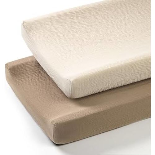 Termichy Muslin Changing Pad Covers: Baby Diaper Changing Table Covers - Changing Pad Sheets for Boys Girls