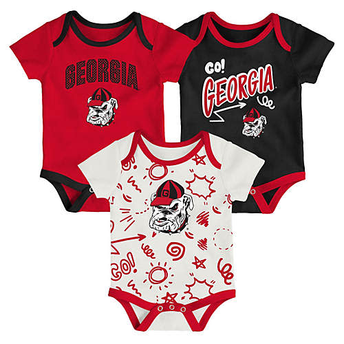 Gen2 Newborn Georgia Bulldogs All Day Play Creeper Set | Dick's Sporting Goods