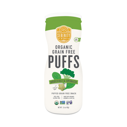 Organic Grain Free Puffs, Broccoli & Spinach