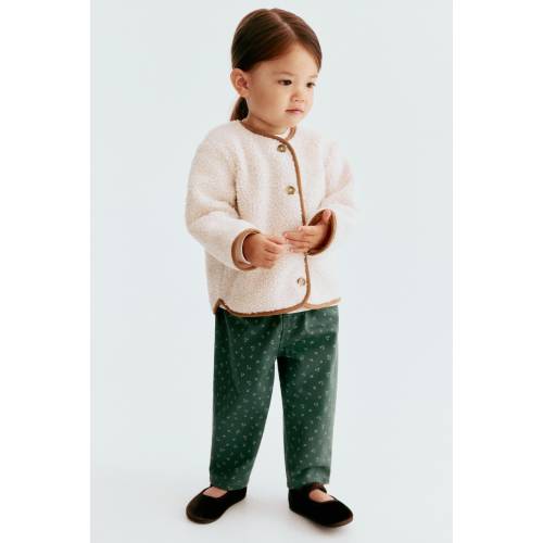 PRINTED TWILL TROUSERS