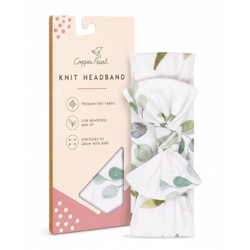 Copper Pearl Baby Bows: Stylish Headbands for Baby Girls, Premium Soft and Stretchy Baby Headbands, Perfect for Newborns, Trendy Designs - Haven