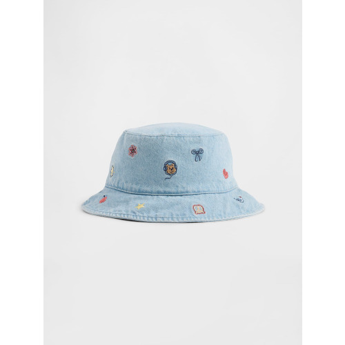 Baby & Toddler Embroidered Denim Bucket Hat