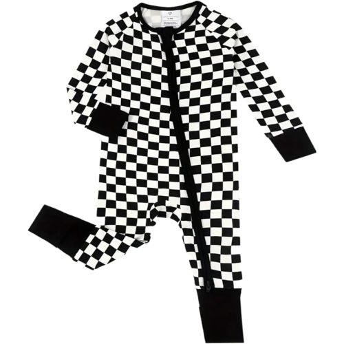 Bow Dream Bamboo Rayon Baby Pajamas Newborn Sleepers Girl Boy Rompers