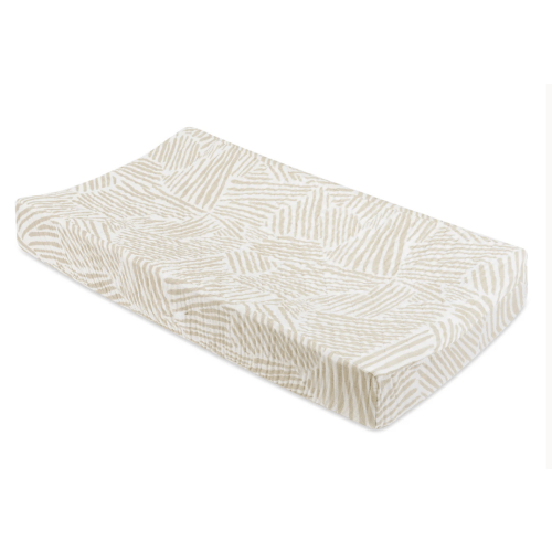 Quilted Changing Pad Cover in GOTS Certified Organic Muslin Cotton