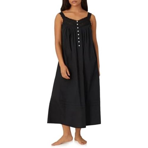 Eileen West Queen Anne’s Lace Womens Sleepwear & Loungewear – Heirloom Dream Collection - 100% Cotton Lightweight Nightgown