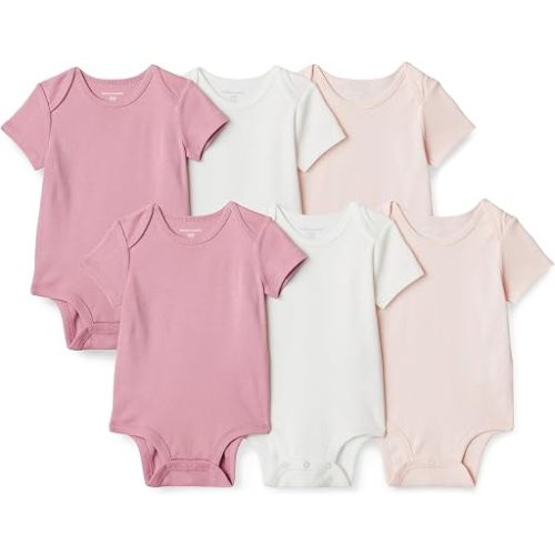 Amazon Short-Sleeve Bodysuits, Size: Newborn