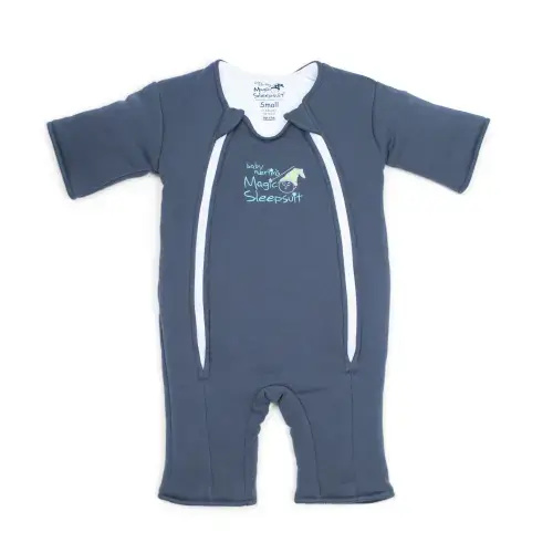 Navy Blue Baby Merlin’s Magic Sleepsuit – Premium 100% Cotton Baby Sleepwear