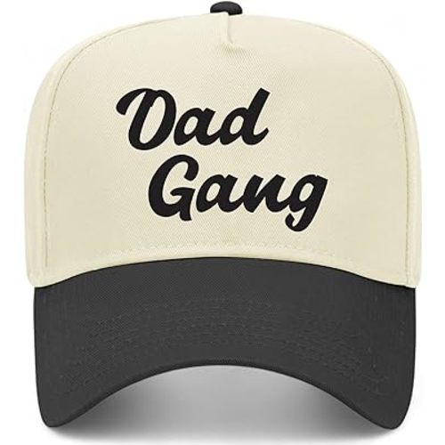Dad Gang Vintage Trucker Hat | Classic Retro Hat for Dads | Premium Snapback Hat for Men